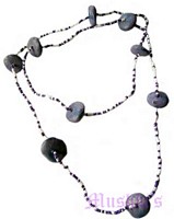 Beaded long necklace - click here for large view