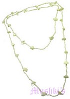 Beaded long necklace - click here for large view