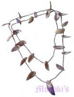 Beaded long necklace - click here for large view