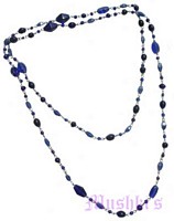 Beaded long necklace - click here for large view