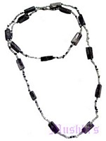 Beaded long necklace - click here for large view