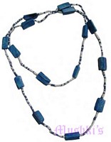 Beaded long necklace - click here for large view