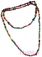 Beaded long necklace - click here for large view