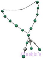 Beaded long necklace - click here for large view