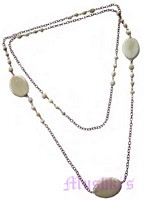 Beaded long necklace - click here for large view