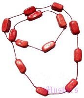 Beaded long necklace - click here for large view