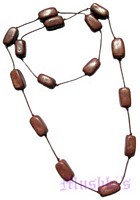 Beaded long necklace - click here for large view