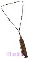 Beaded long necklace - click here for large view