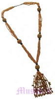 Beaded long necklace - click here for large view