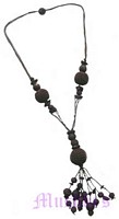 Beaded long necklace - click here for large view