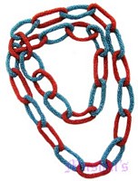 Beaded long necklace - click here for large view