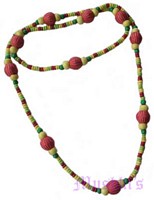 Beaded long necklace - click here for large view