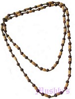 Beaded long necklace - click here for large view