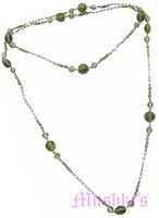 Beaded long necklace - click here for large view