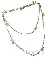 Beaded long necklace - click here for large view