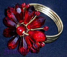 Flower Napkin Ring - click here for large view