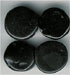 Black  Half Round Agate Cabachon - click here for large view