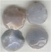 Lite Amythist  Half Round Agate Cabachon - click here for large view