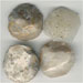 White  Half Round Agate Cabachon - click here for large view