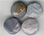 Amythist  Half Round Agate Cabachon - click here for large view