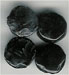 Black  Half Round Agate Cabachon - click here for large view
