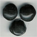 Black  Half Round Agate Cabachon - click here for large view
