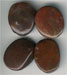 Black Oval Agate Cabachon - click here for large view