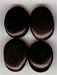 Black Oval Agate Cabachon - click here for large view