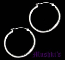 Silver Hoop Earring - click here for large view