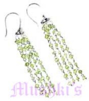 Peridot Stone Earring - click here for large view