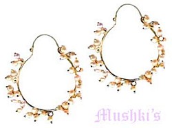 Pearl Hoop Earring - click here for large view