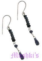 Dark Amythest Stone Earring - click here for large view
