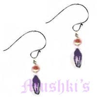 Amythest Stone Earring - click here for large view