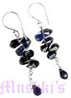 Lapiz Stone Earring - click here for large view