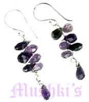 Amythest Stone Earring - click here for large view