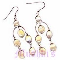 Moon Stone Earring - click here for large view