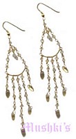 Semi precious silver earring - click here for large view