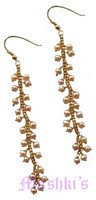 Semi precious silver earring - click here for large view