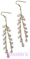 Semi precious silver earring - click here for large view