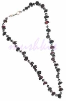 Garnet Stone Necklace - click here for large view