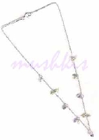 Amy,Peridot Stone Necklace - click here for large view
