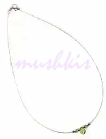 Peridot Stone Necklace - click here for large view