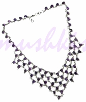 Amythest Stone Necklace - click here for large view