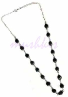 Black Stone Necklace - click here for large view