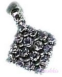 Gemstone silver pendant - click here for large view