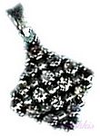 Gemstone silver pendant - click here for large view