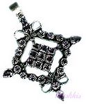 Gemstone silver pendant - click here for large view