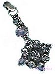 Gemstone silver pendant - click here for large view