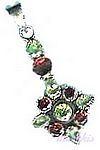 Gemstone silver pendant - click here for large view