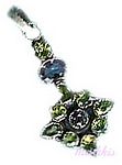 Gemstone silver pendant - click here for large view